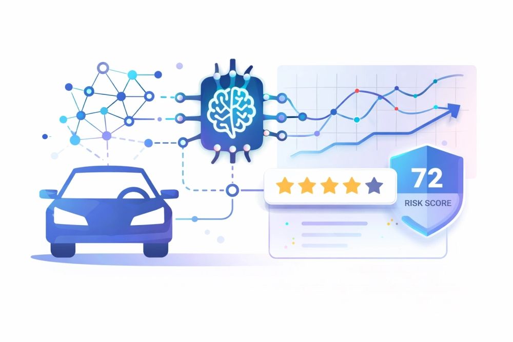 AI-driven car risk assessment with neural network and risk score